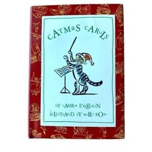 EUC - Catmas Carols Book by Laurie Loughlin 1993 - Holiday Season Christmas Book